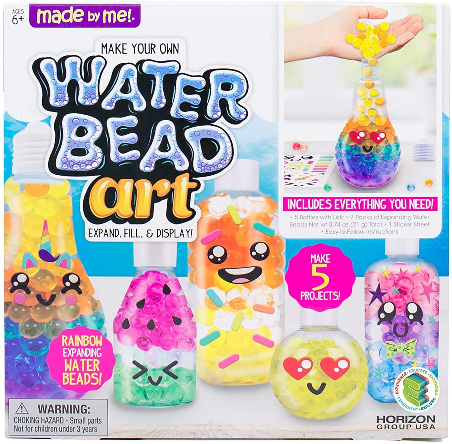 Made By Me Water Bead Art Kit (Make 5 Projects) for Only 7.99 (Was 12