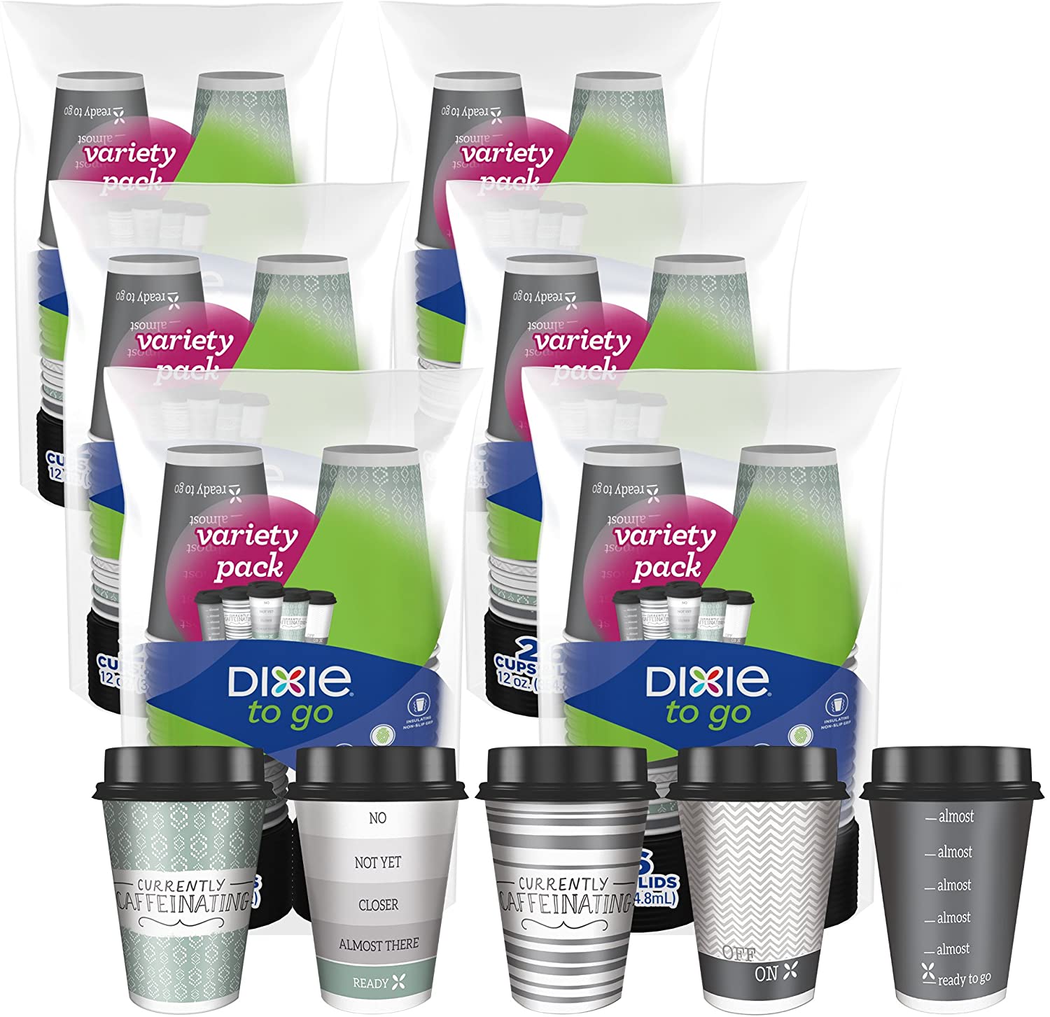 dixie hot beverage cups with lids 20 oz 20 ct