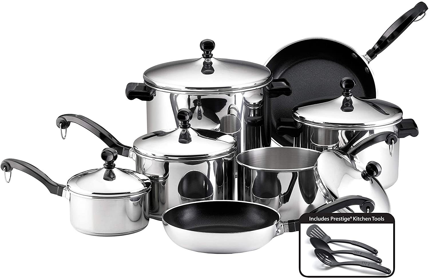 Farberware Stainless Steel Pots And Pans Set