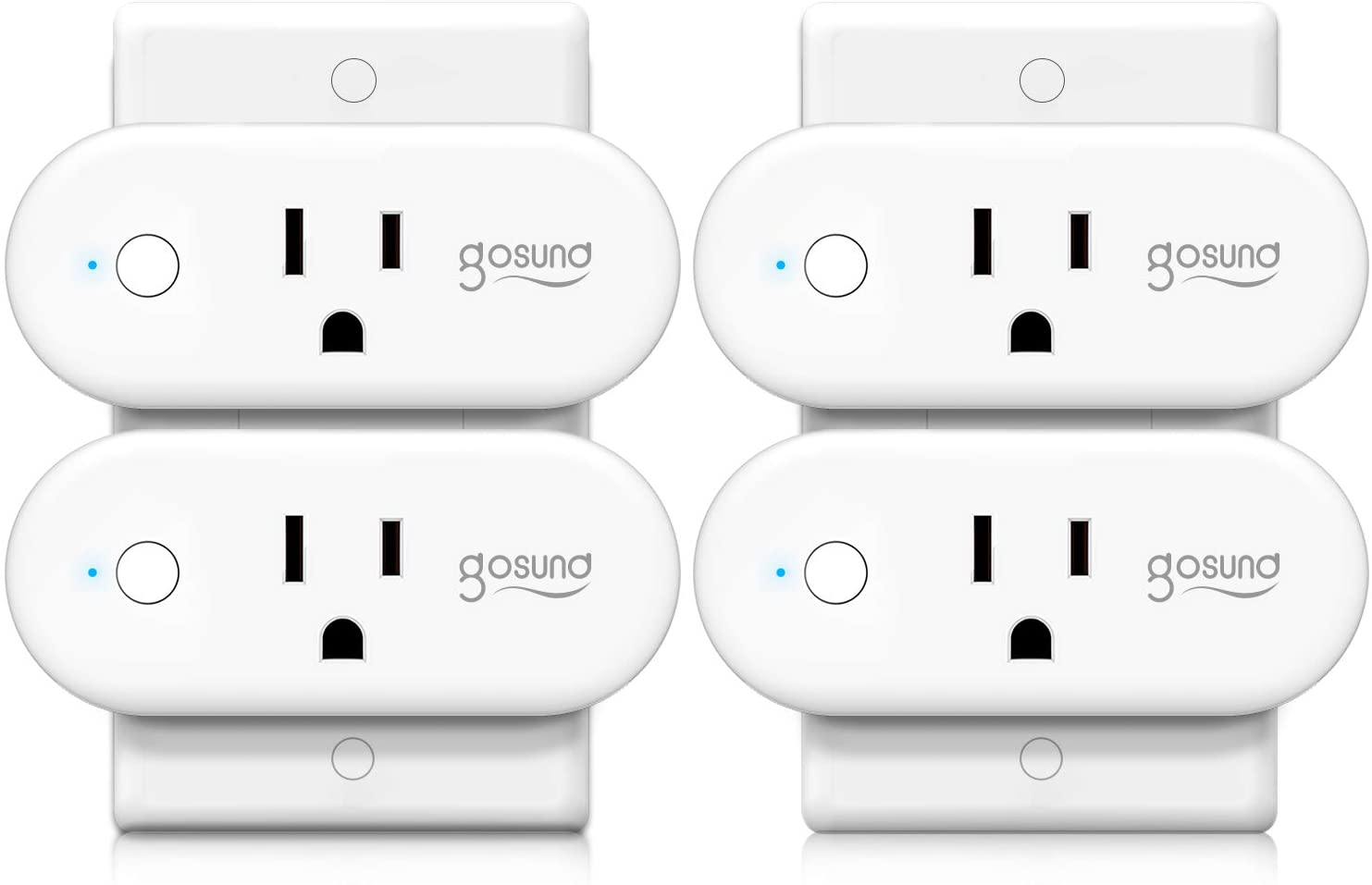 Gosund Pack of 4 WiFi Outlets for ONLY 12.49 (Was 24.99)!!! Dollar