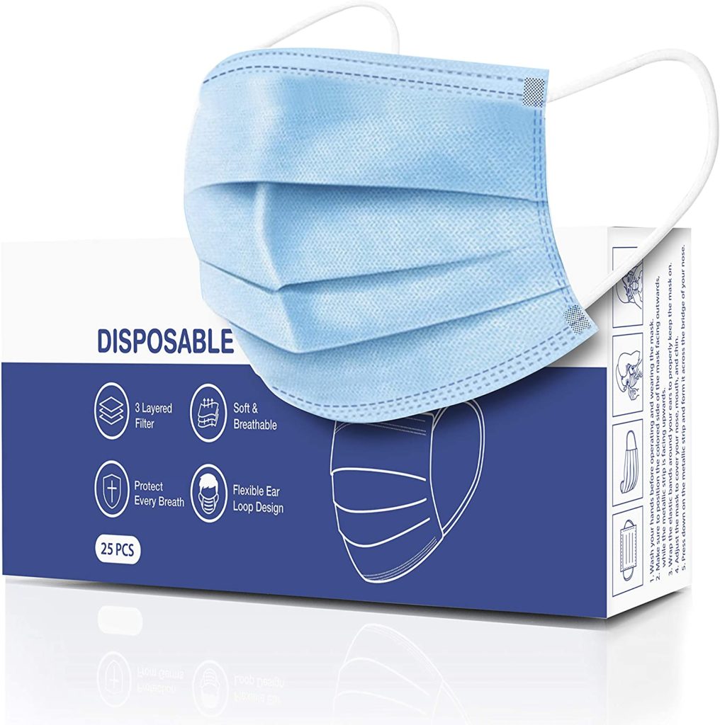 CandyCare Disposable Face Masks (Pack of 25) for Only $1.50-$2 ...