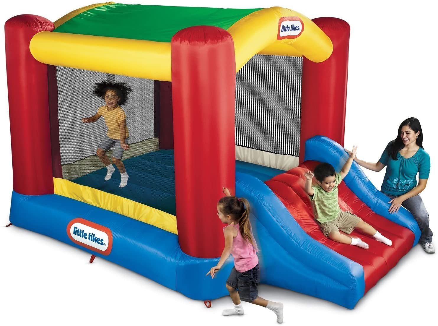 little tikes shady jump n slide bounce room