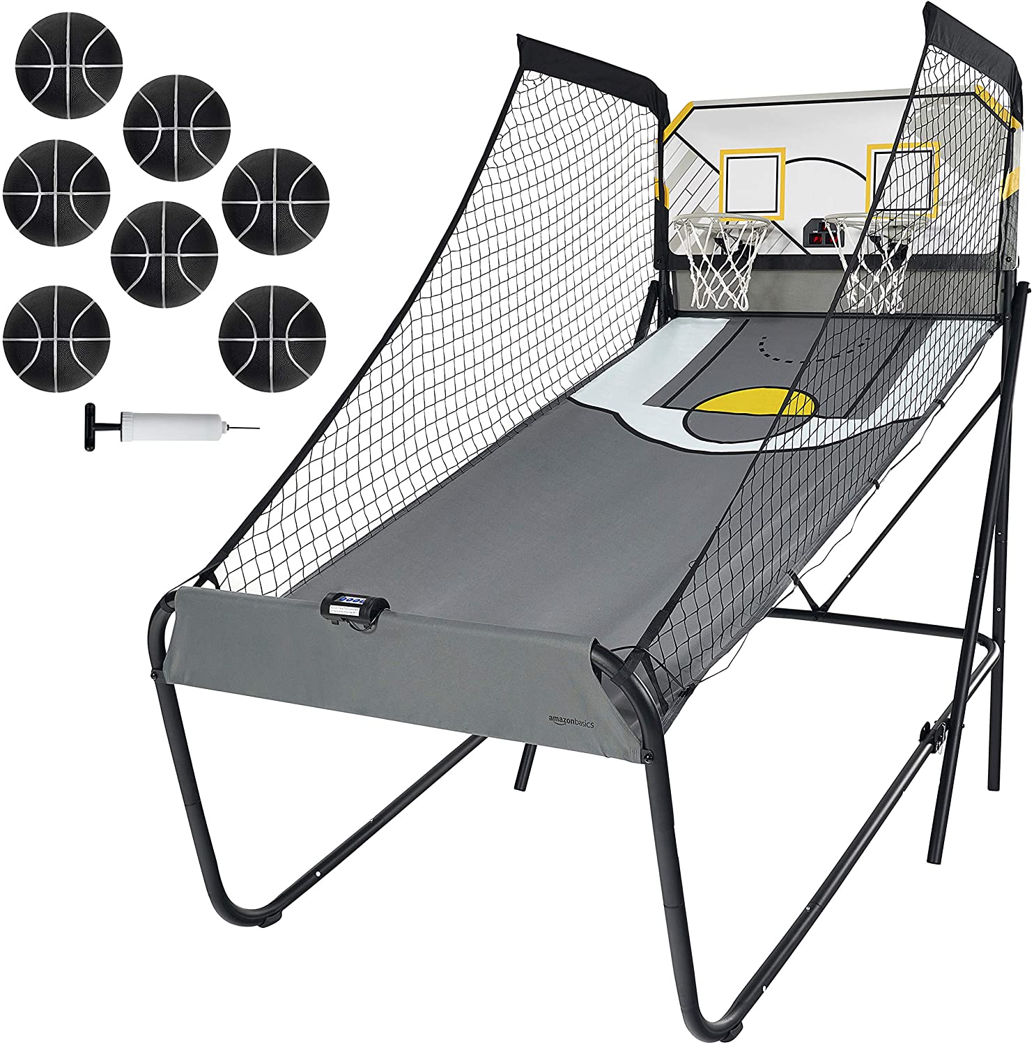 Amazon Basics Dual Shot Shootout Basketball Arcade Game with LED Scorer