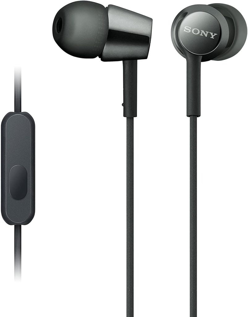 sony earphones with hole