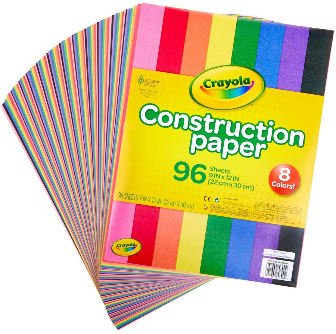 Crayola Construction Paper 96 Count Assorted Colors For ONLY 2 46 