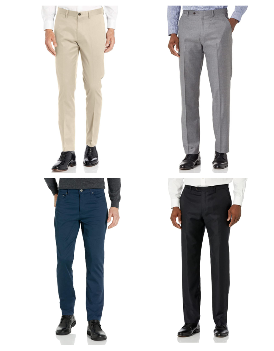 Amazon: Up To 70% Off Amazon Brand Buttoned Down Men’s Wool Dress Pants ...